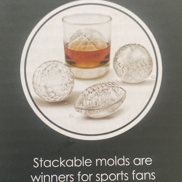 Sports balls Ice molds set of 4 - Picture 4 of 7